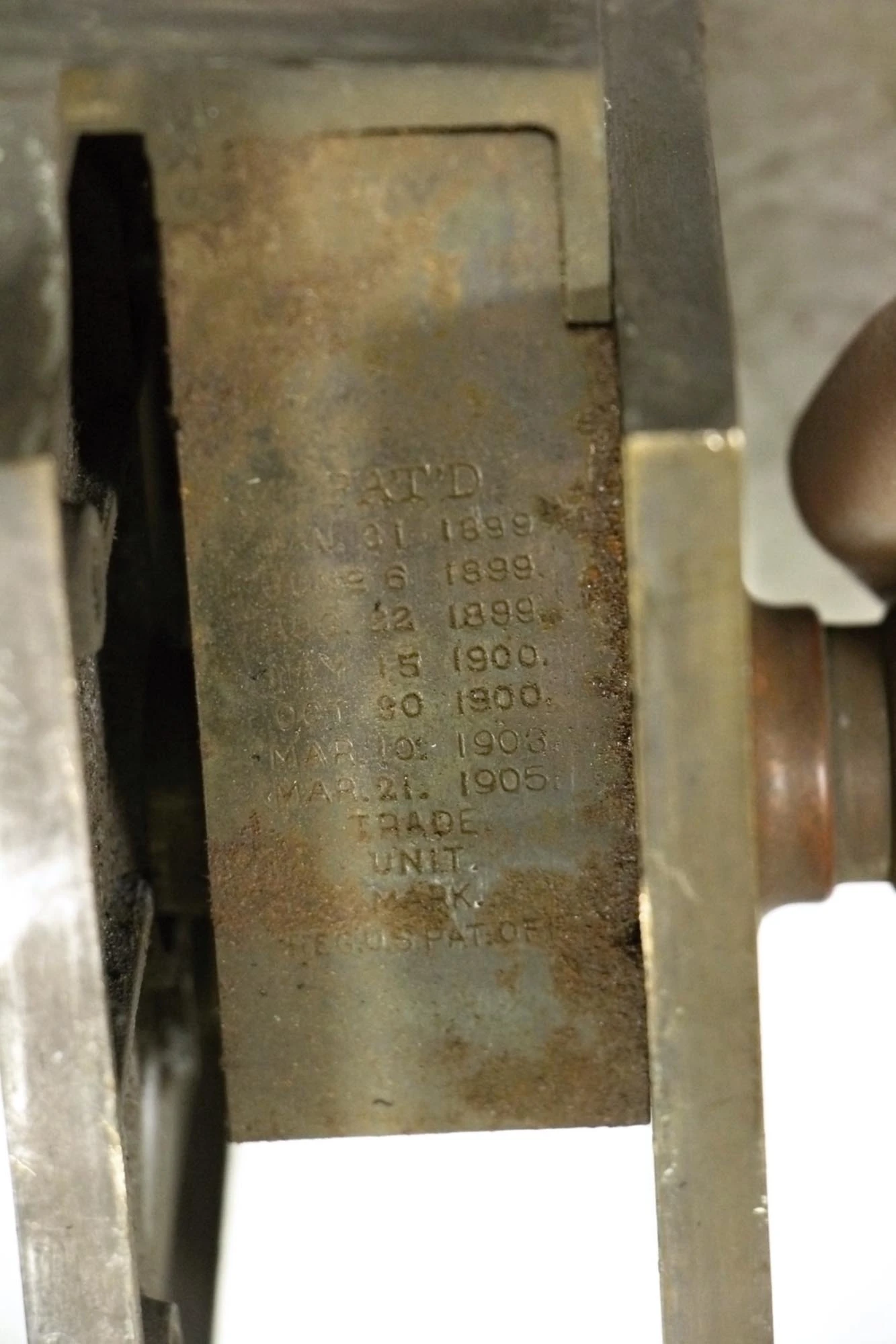 Antique Corbin Entry Square Monolock Door Knob Set 8 Antique Corbin Entry Square Monolock Door Knob Set - Image 6