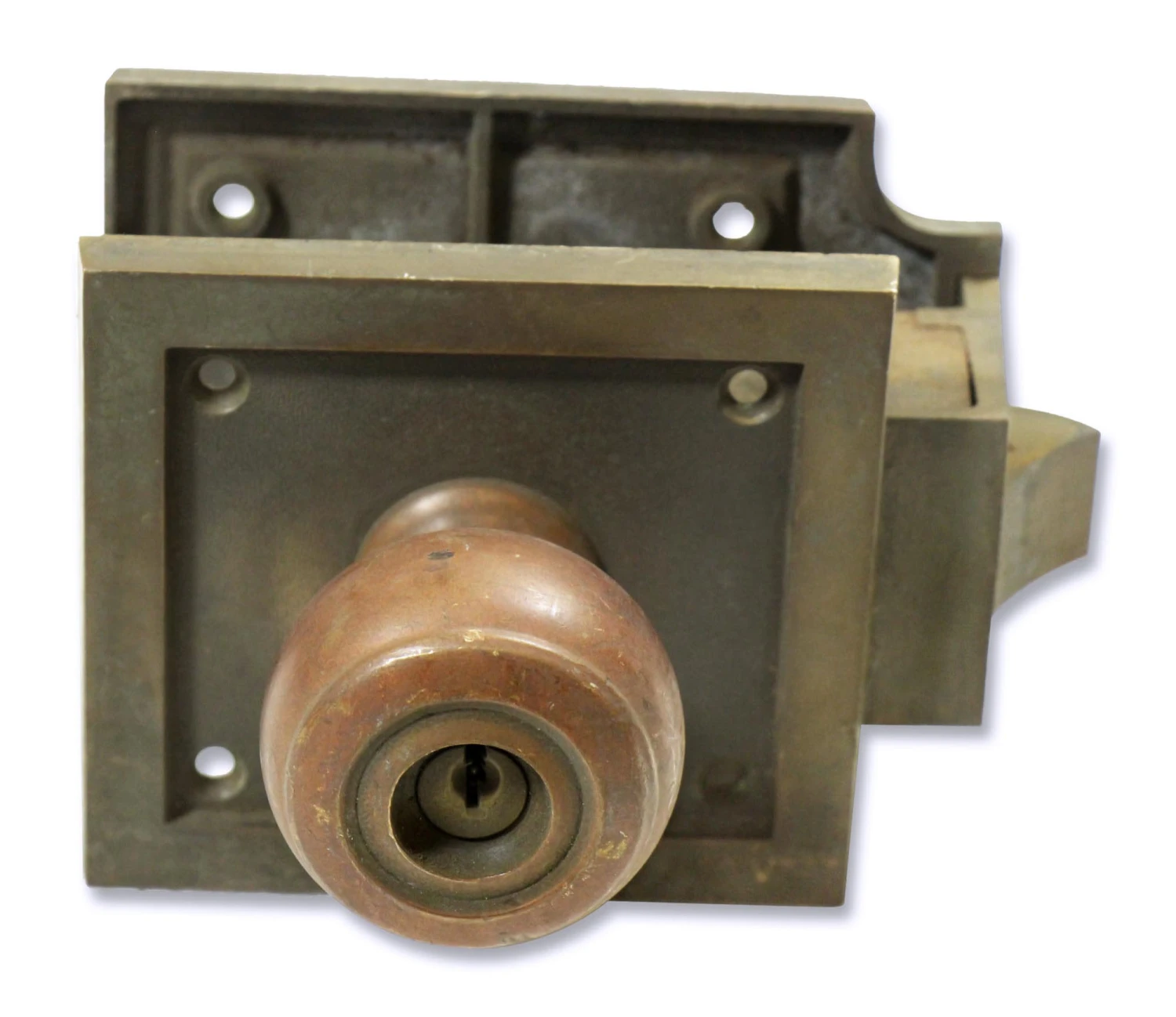 Antique Corbin Entry Square Monolock Door Knob Set 9 Antique Corbin Entry Square Monolock Door Knob Set - Image 7