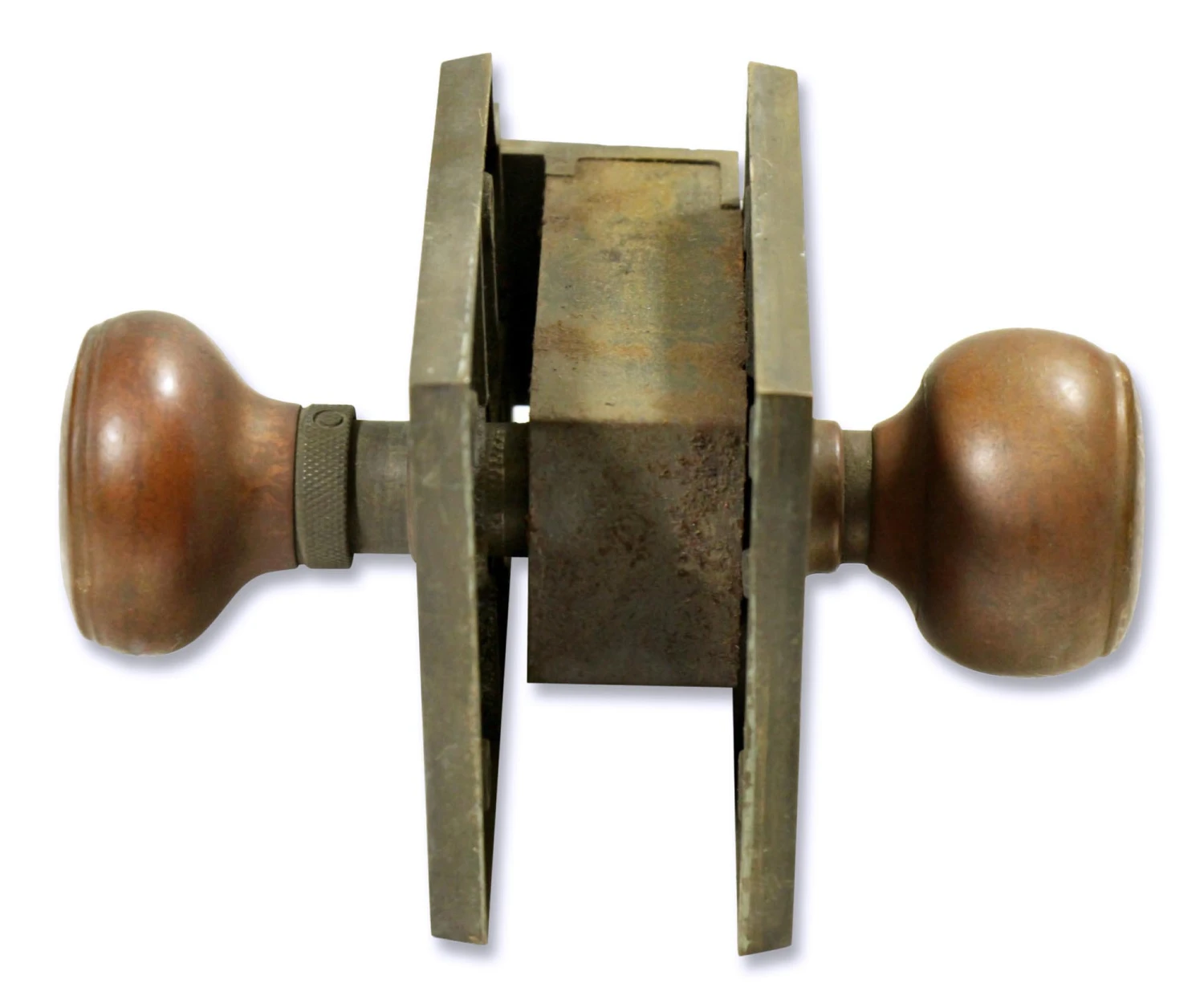 Antique Corbin Entry Square Monolock Door Knob Set 11 Antique Corbin Entry Square Monolock Door Knob Set - Image 9