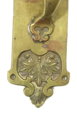 Antique Romanesque 19.5 In. Brass Door Pull -OGT Sale Store m218125 04