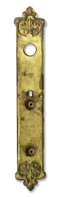 Antique Romanesque 19.5 In. Brass Door Pull -OGT Sale Store m218125 07
