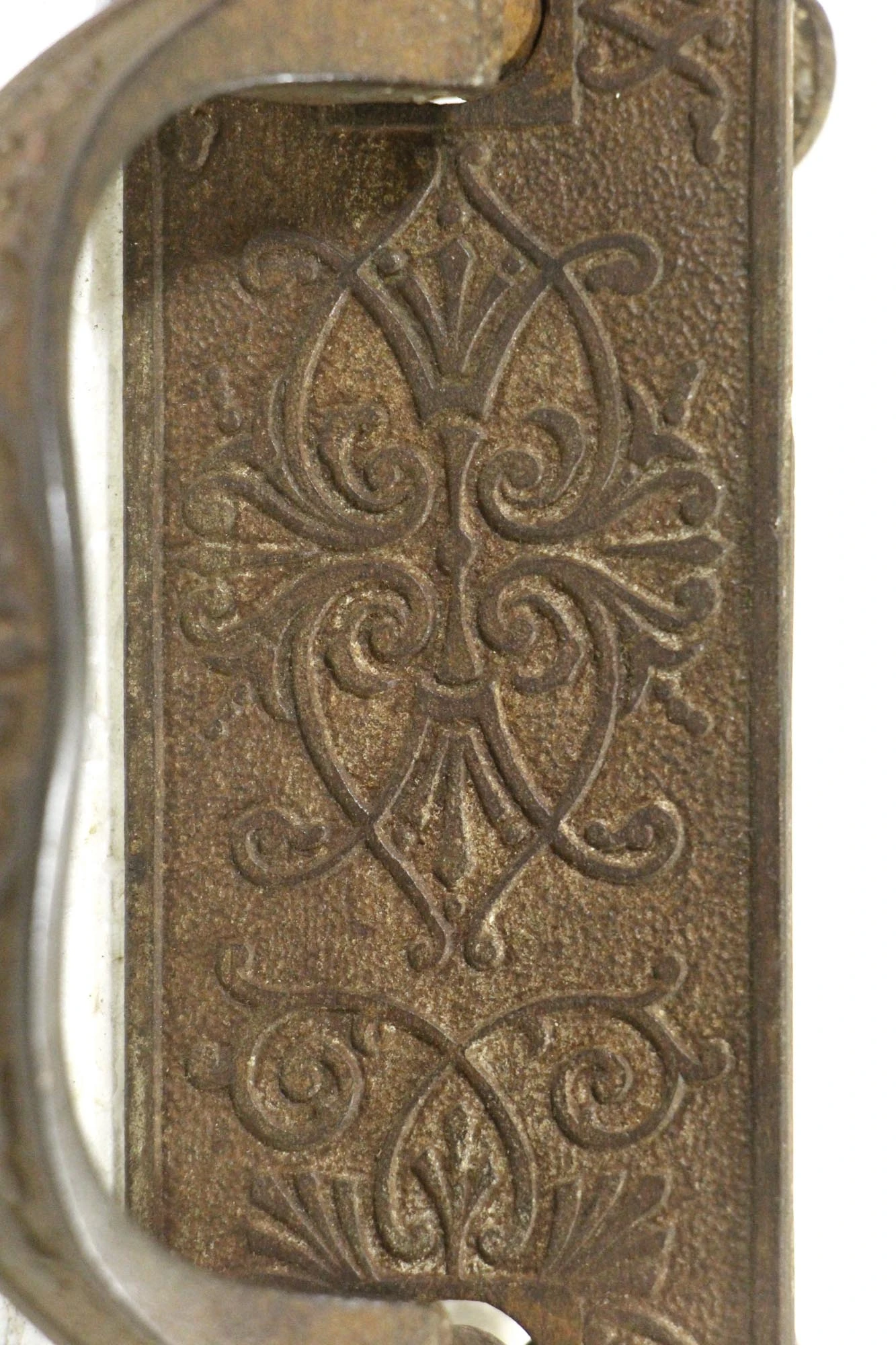Antique Victorian 9 In. Cast Iron Door Pull 6 Antique Victorian 9 In. Cast Iron Door Pull - Image 4