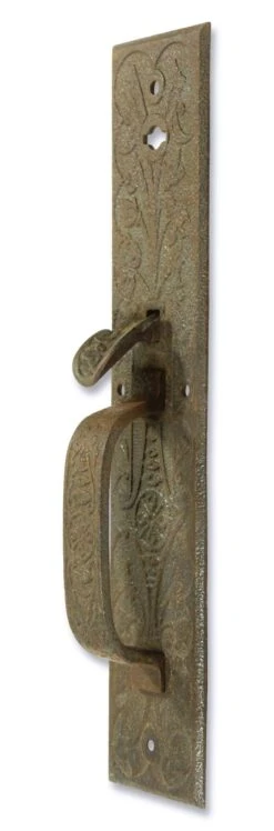 Antique Cast Iron 12.25 In. Aesthetic Door Pull 16 Antique Cast Iron 12.25 In. Aesthetic Door Pull -OGT Sale Store m218128 06