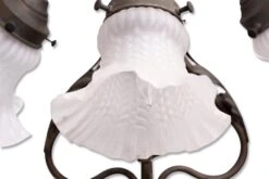 Victorian Figural 5 Frosted Shades Table Lamp 20 Victorian Figural 5 Frosted Shades Table Lamp -OGT Sale Store m218208 05