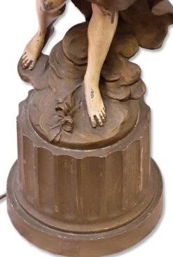 Victorian Figural 5 Frosted Shades Table Lamp 23 Victorian Figural 5 Frosted Shades Table Lamp -OGT Sale Store m218208 08