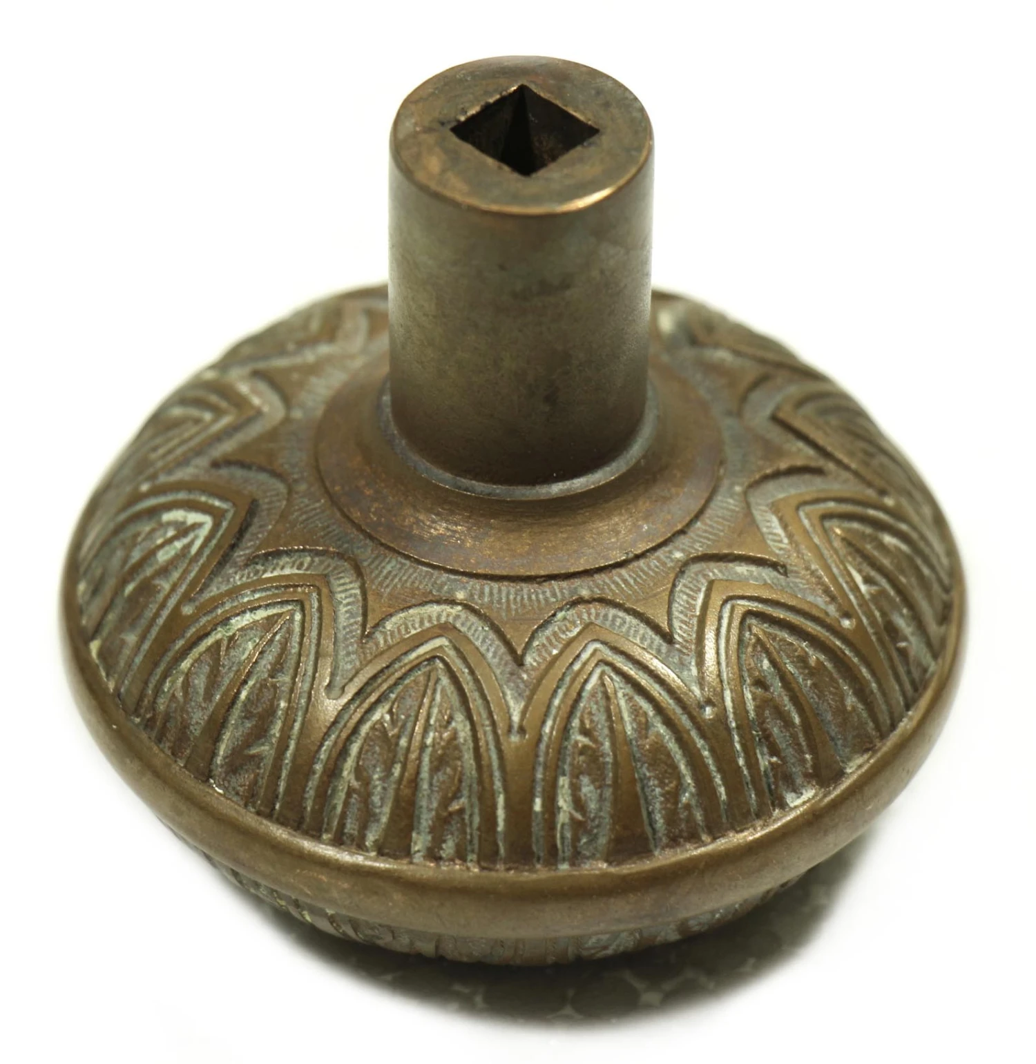 Antique Vernacular Corbin Bronze Passage Door Knob 9 Antique Vernacular Corbin Bronze Passage Door Knob - Image 7