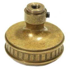 Antique 6 Fold Floral Brass Passage Door Knob -OGT Sale Store m218319 05