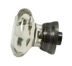 Antique Octagon Clear Mercury Bullet Glass Door Knob -OGT Sale Store m218376 04