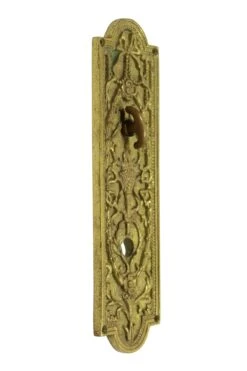 Highly Ornate Brass 10.25 In. Entry Door Back Plate -OGT Sale Store m218443 05