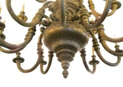 New York City Seal 5 Ft. Gilt Bronze Baroque Style Chandelier 11 New York City Seal 5 Ft. Gilt Bronze Baroque Style Chandelier -OGT Sale Store m218627 04