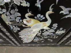 Vintage 71 In. Glass Top Asian Sideboard Cabinet 20 Vintage 71 In. Glass Top Asian Sideboard Cabinet -OGT Sale Store m218972 05