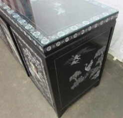 Vintage 71 In. Glass Top Asian Sideboard Cabinet 24 Vintage 71 In. Glass Top Asian Sideboard Cabinet -OGT Sale Store m218972 09
