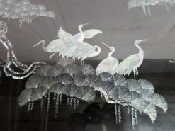 Vintage 71 In. Glass Top Asian Sideboard Cabinet 26 Vintage 71 In. Glass Top Asian Sideboard Cabinet -OGT Sale Store m218972 11