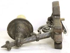 Victorian One Arm Heavy Iron Wall Sconce 18 Victorian One Arm Heavy Iron Wall Sconce -OGT Sale Store m219553 08