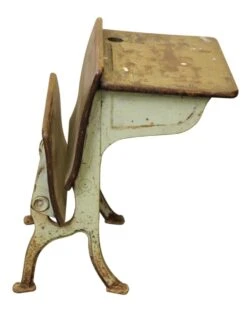 Antique Grade School Row Desk & Chair Combo 19 Antique Grade School Row Desk & Chair Combo -OGT Sale Store m219623 07