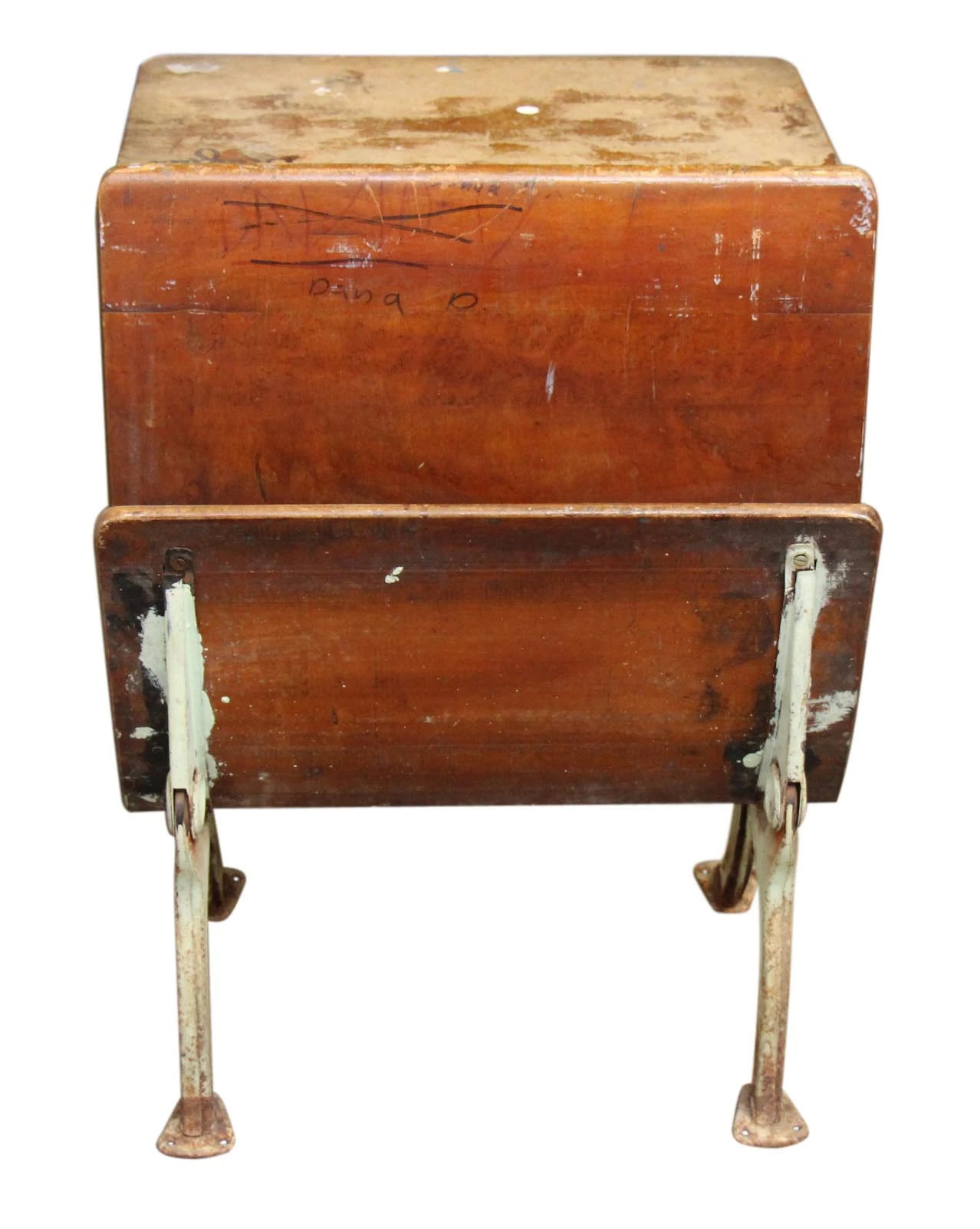 Antique Grade School Row Desk & Chair Combo 10 Antique Grade School Row Desk & Chair Combo - Image 8