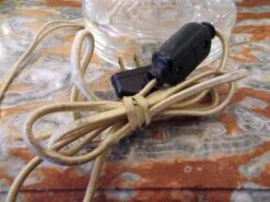 Pair Of Etched Clear Crystal Mantel Candelabra Lamps 12 Pair Of Etched Clear Crystal Mantel Candelabra Lamps -OGT Sale Store m220292 05