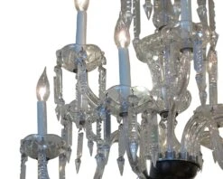 Traditional Two Tier Etched Crystal Chandelier With 6 Arms -OGT Sale Store m220294 04