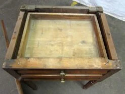 Traditional Walnut 2 Drawers 2 Top Extensions End Table 19 Traditional Walnut 2 Drawers 2 Top Extensions End Table -OGT Sale Store m220341 09