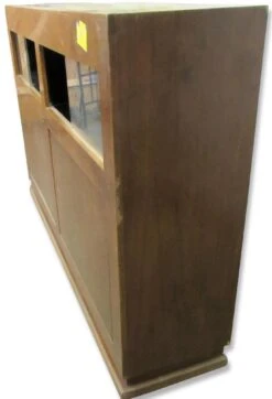 Vintage Weldwood Plywood Glass Shelves Showcase 10 Vintage Weldwood Plywood Glass Shelves Showcase -OGT Sale Store m220420 04