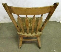 Antique Distressed Floral Wooden Chair 13 Antique Distressed Floral Wooden Chair -OGT Sale Store m220501 04