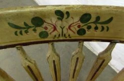 Antique Distressed Floral Wooden Chair 16 Antique Distressed Floral Wooden Chair -OGT Sale Store m220501 07