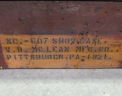 Mc Lean Mfg. Co. Showcase 14 Mc Lean Mfg. Co. Showcase -OGT Sale Store m220551 05