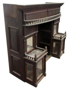 Victorian Mahogany Over Mantel Shelf 17 Victorian Mahogany Over Mantel Shelf -OGT Sale Store m220584 07