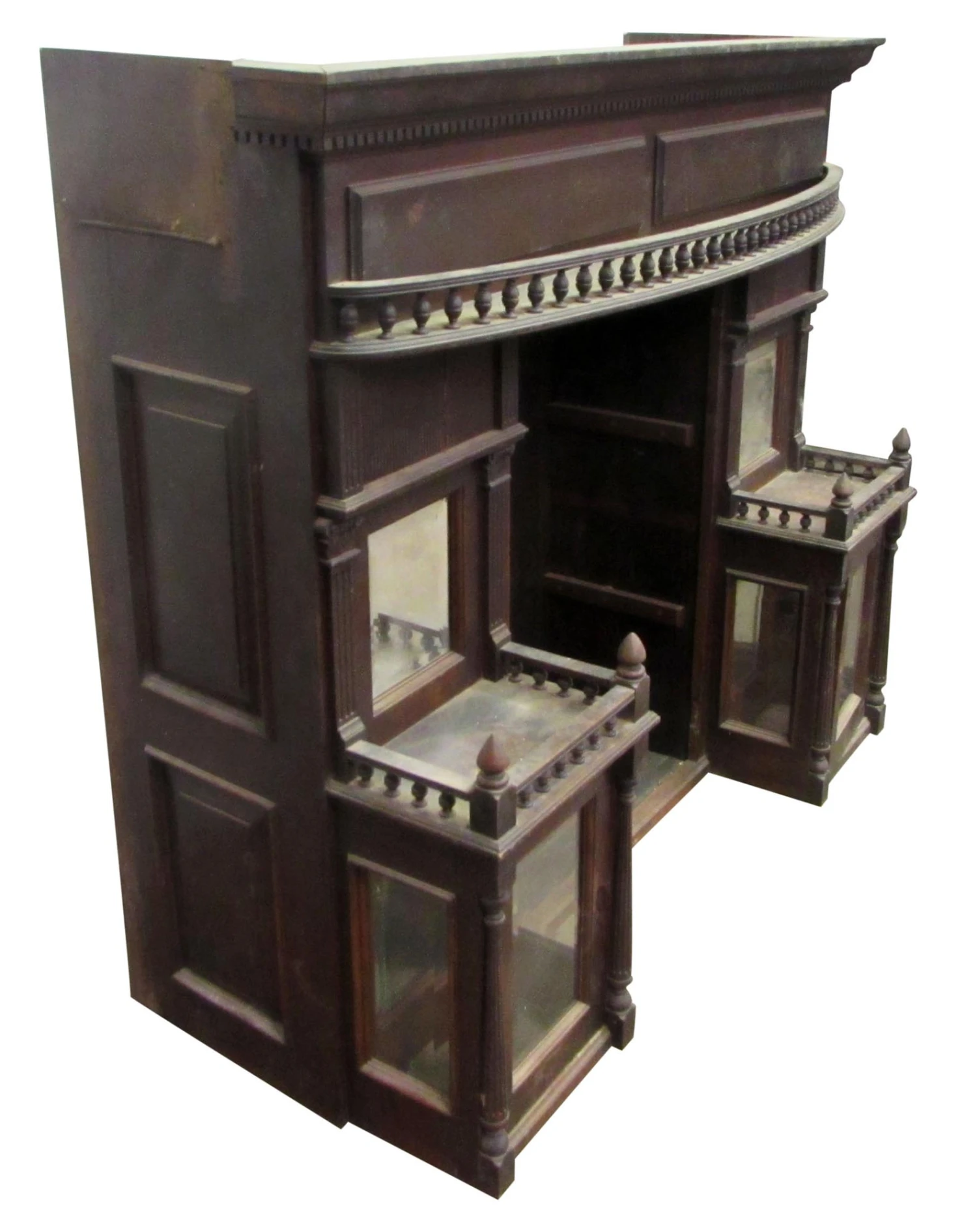 Victorian Mahogany Over Mantel Shelf 9 Victorian Mahogany Over Mantel Shelf - Image 7