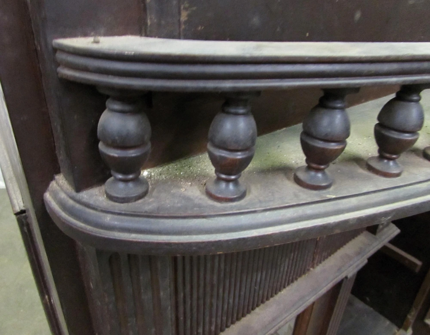Victorian Mahogany Over Mantel Shelf 10 Victorian Mahogany Over Mantel Shelf - Image 8