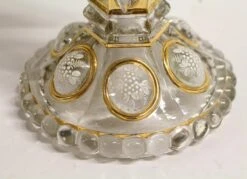 Antique Bohemian Czech Crystal Mantle Candlestick Lamps 20 Antique Bohemian Czech Crystal Mantle Candlestick Lamps -OGT Sale Store m221780 10