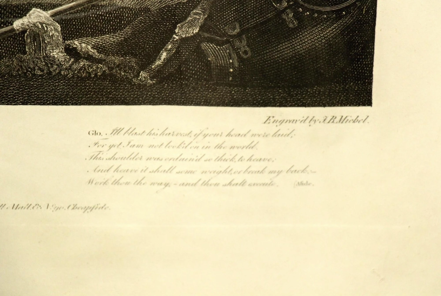 Wood Framed Shakespeare King Henry VI Third Part Print 8 Wood Framed Shakespeare King Henry VI Third Part Print - Image 6