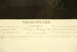 Wood Framed Shakespeare King Henry VI Second Part Print 13 Wood Framed Shakespeare King Henry VI Second Part Print -OGT Sale Store m222222 04