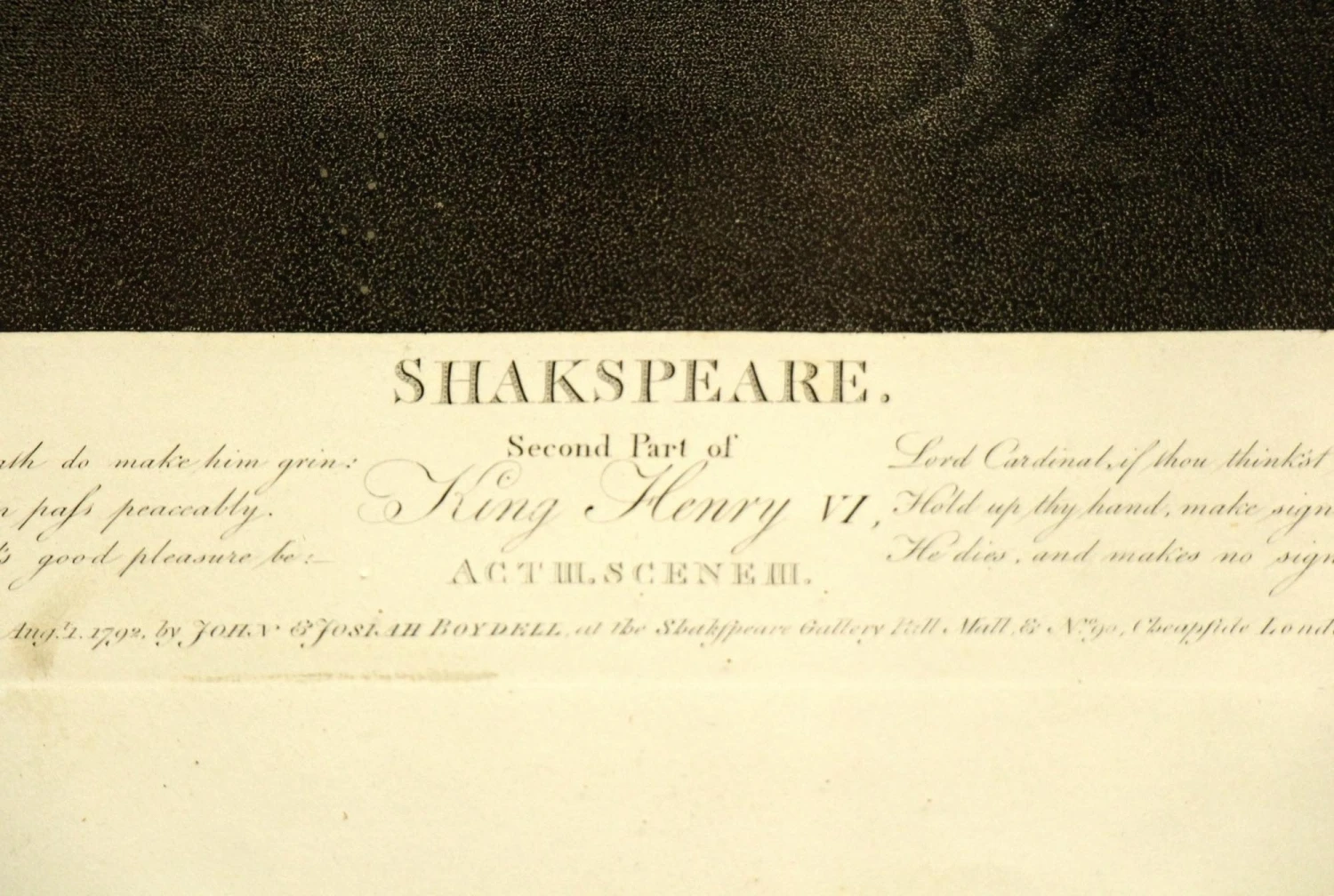 Wood Framed Shakespeare King Henry VI Second Part Print 6 Wood Framed Shakespeare King Henry VI Second Part Print - Image 4