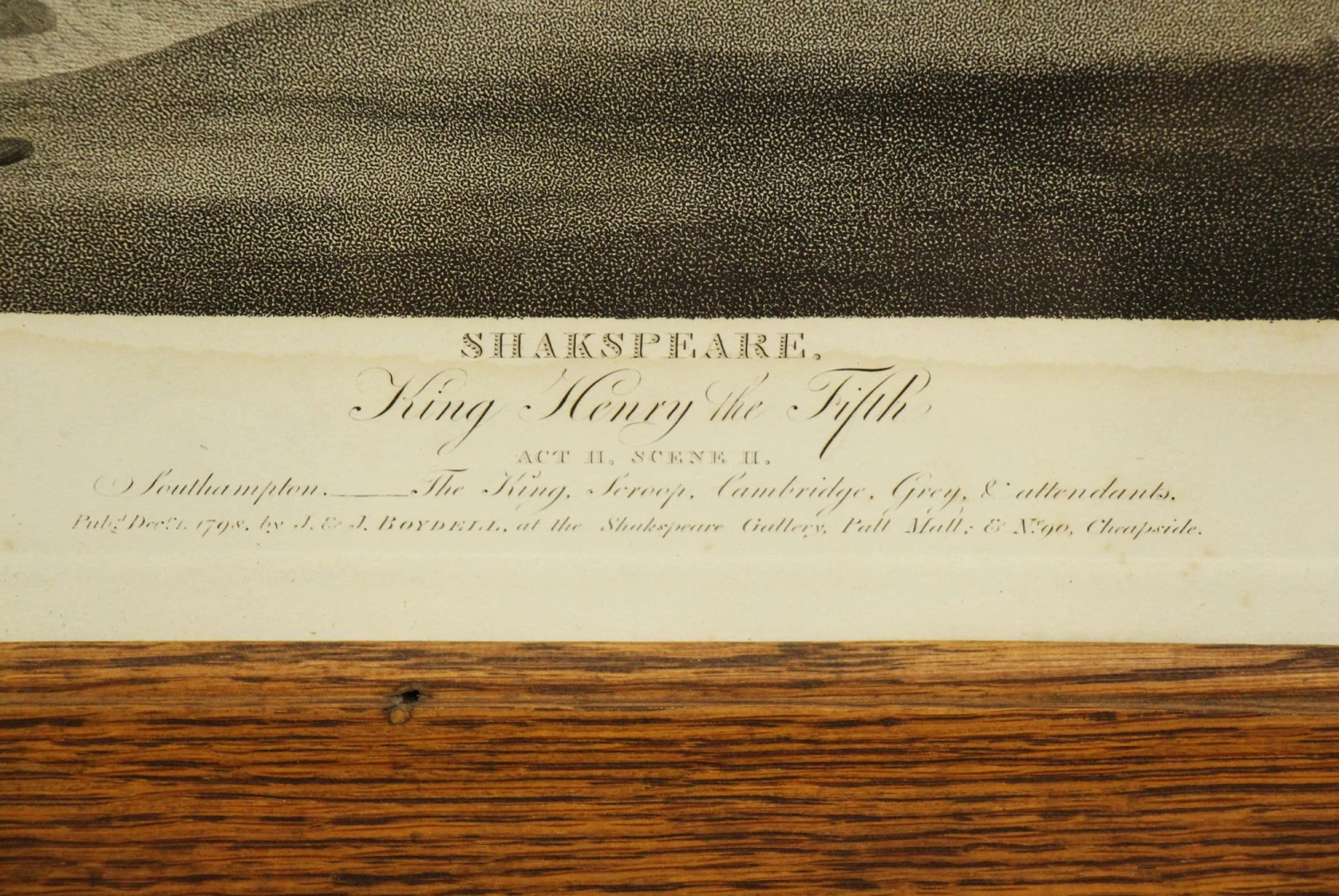 Wood Framed Shakespeare King Henry V Print 7 Wood Framed Shakespeare King Henry V Print - Image 5