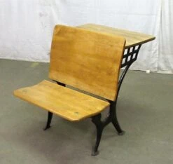 Antique Wood School Chair & Desk 21 Antique Wood School Chair & Desk -OGT Sale Store m222431 10