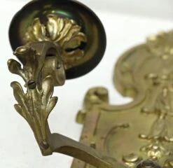 Pair Of Victorian Cast Bronze Candle Wall Sconces -OGT Sale Store m222539 09