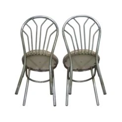 Pair Of Steel Chairs 13 Pair Of Steel Chairs -OGT Sale Store m222557 06
