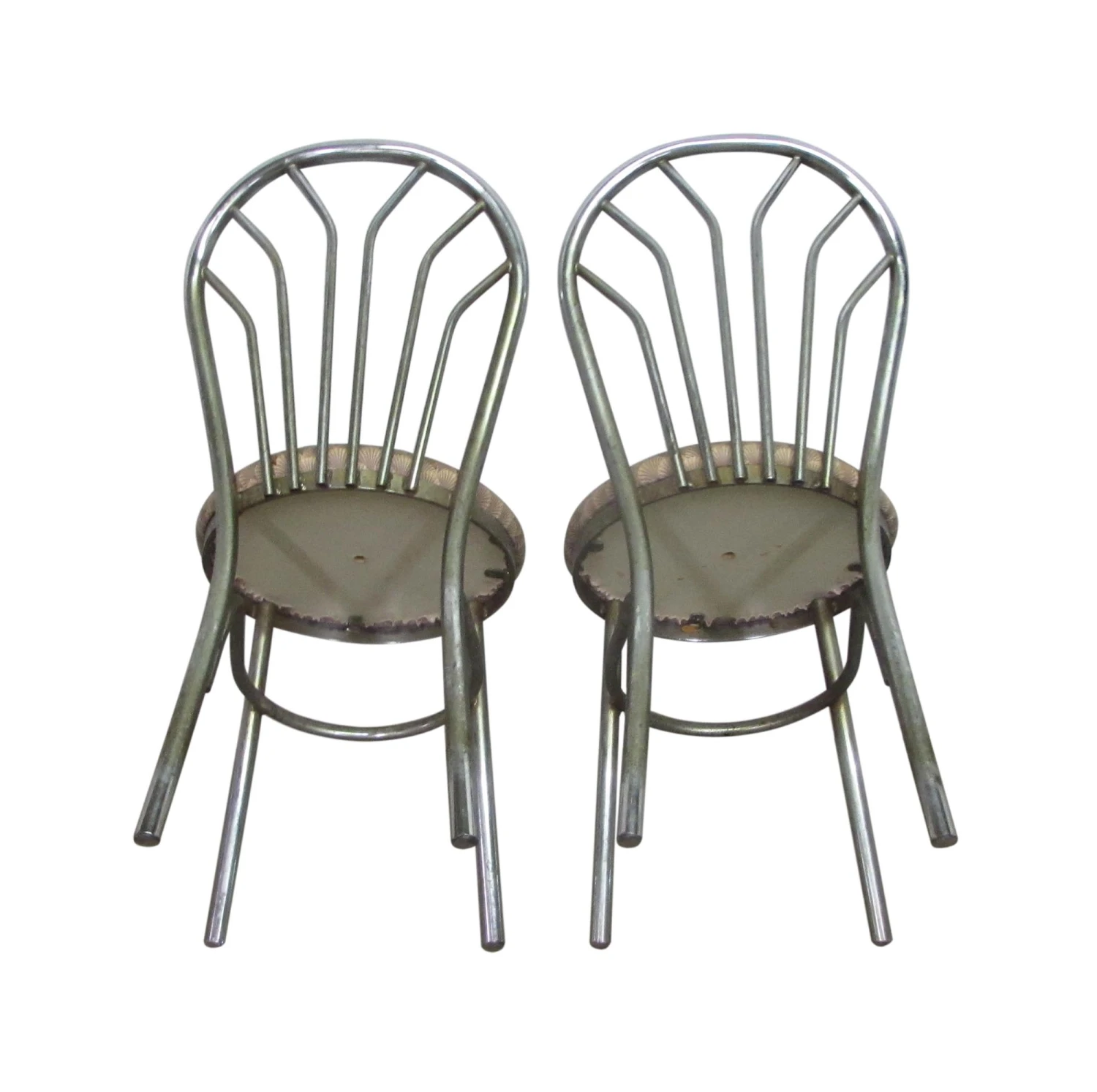 Pair Of Steel Chairs 8 Pair Of Steel Chairs - Image 6
