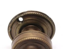 Vintage 1.25 In. Beaded Bronze Privacy Thumb Latch 11 Vintage 1.25 In. Beaded Bronze Privacy Thumb Latch -OGT Sale Store m222947 04