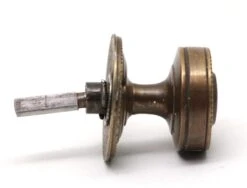 Vintage 1.25 In. Beaded Bronze Privacy Thumb Latch 12 Vintage 1.25 In. Beaded Bronze Privacy Thumb Latch -OGT Sale Store m222947 05