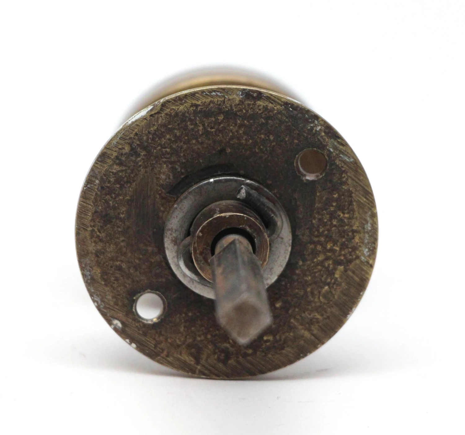 Vintage 1.25 In. Beaded Bronze Privacy Thumb Latch 8 Vintage 1.25 In. Beaded Bronze Privacy Thumb Latch - Image 6