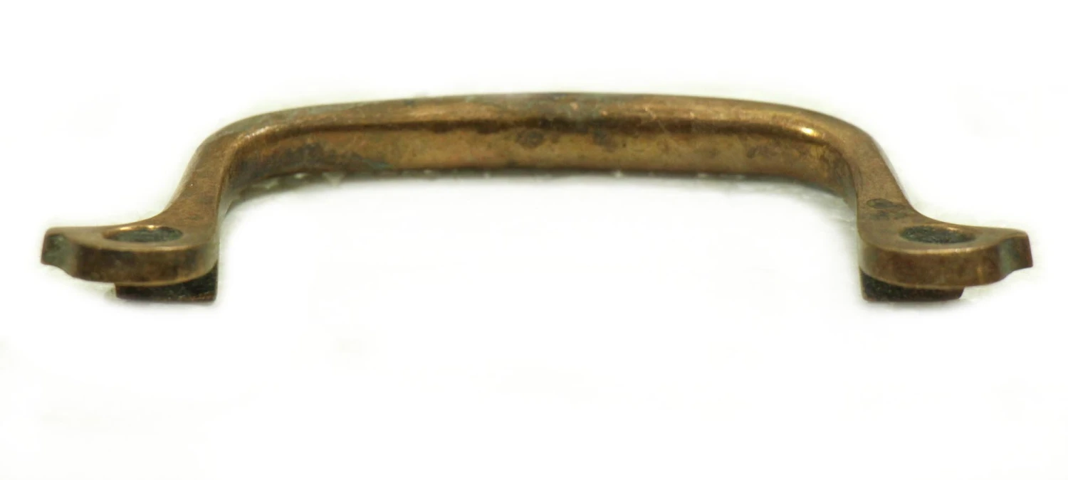 Classic Brass Raised Bridge Drawer Pull 7 Classic Brass Raised Bridge Drawer Pull - Image 5