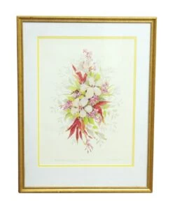 Pair Of Gold Framed Floral Prints 21 Pair Of Gold Framed Floral Prints -OGT Sale Store m223109 05