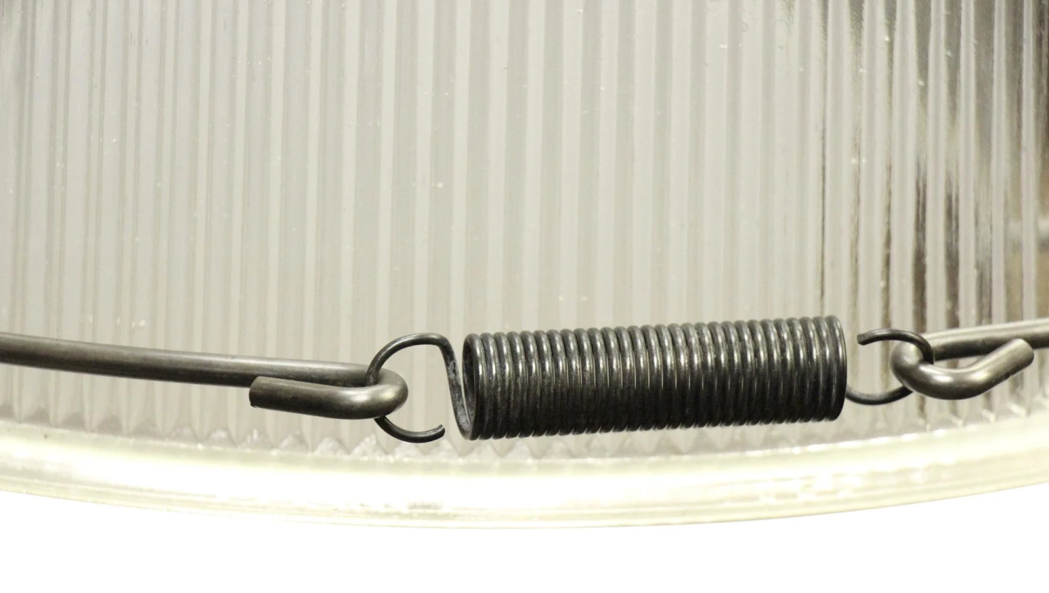 Reclaimed Factory Industrial Holophane Glass 15 In. Pendant Light 7 Reclaimed Factory Industrial Holophane Glass 15 In. Pendant Light - Image 5