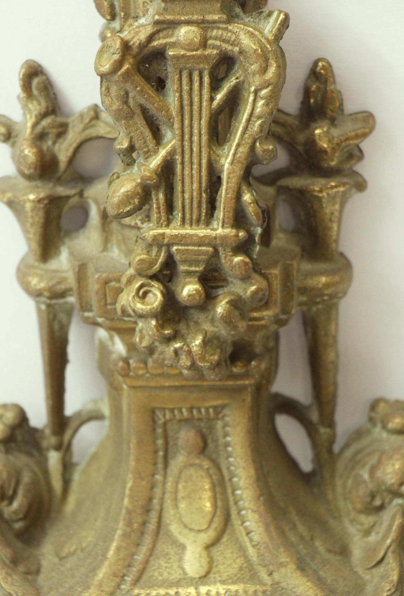 Pair Of Decorative Andirons 7 Pair Of Decorative Andirons - Image 5