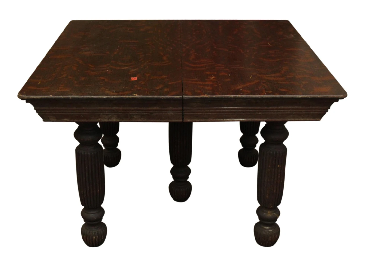 Carved Oak Extendable Table 7 Carved Oak Extendable Table - Image 5