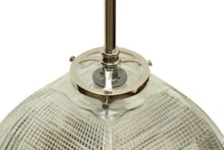 Industrial Clear Glass Square Holophane Pole Pendant Light 17 Industrial Clear Glass Square Holophane Pole Pendant Light -OGT Sale Store m225541 07