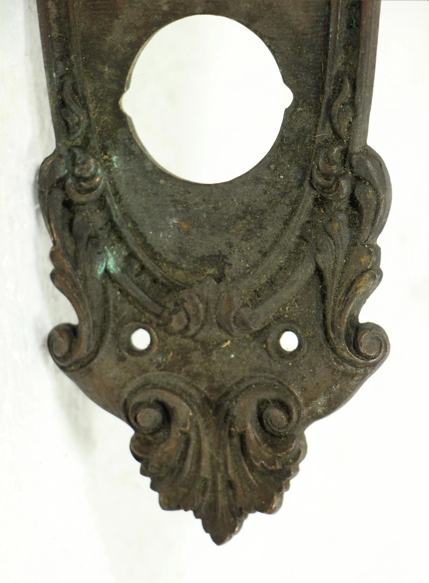 Antique Bronze German Renaissance Reading Door Knob Set 7 Antique Bronze German Renaissance Reading Door Knob Set - Image 5