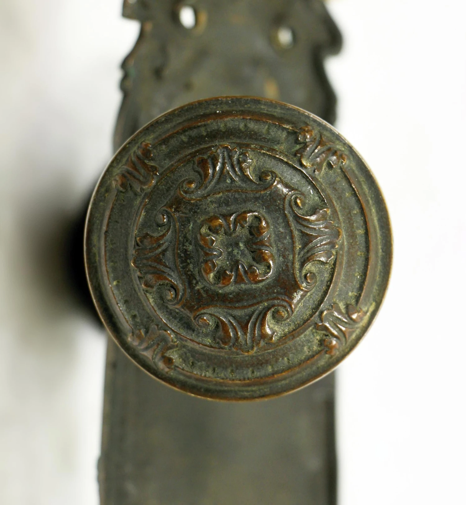 Antique Bronze German Renaissance Reading Door Knob Set 9 Antique Bronze German Renaissance Reading Door Knob Set - Image 7